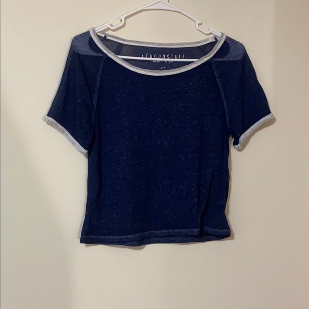 I am selling an Aeropostale blue shirt.